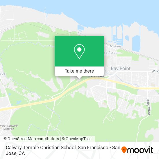 Calvary Temple Christian School map