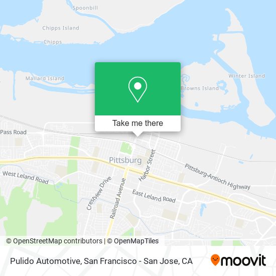 Pulido Automotive map