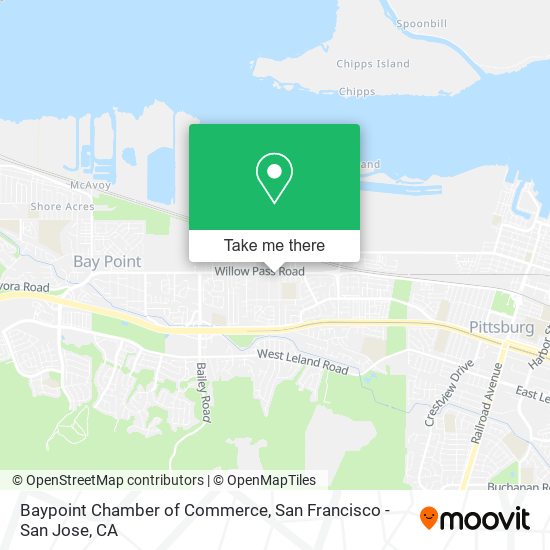 Baypoint Chamber of Commerce map