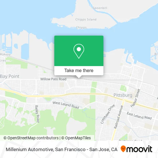 Millenium Automotive map