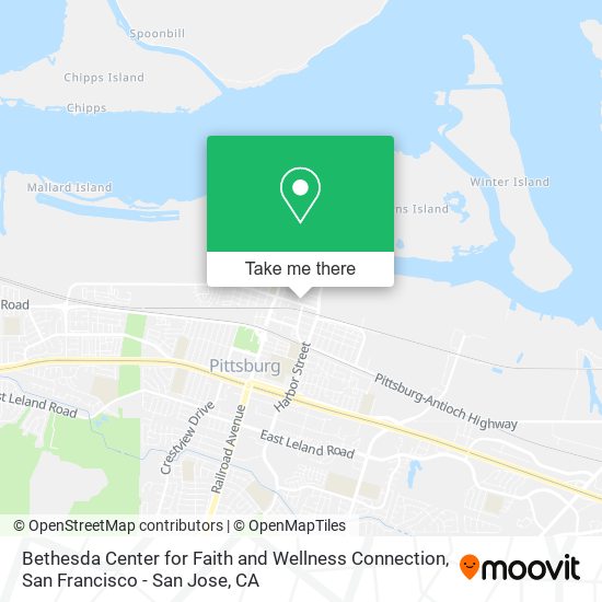 Mapa de Bethesda Center for Faith and Wellness Connection