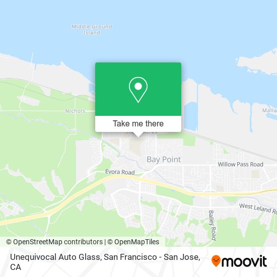 Unequivocal Auto Glass map