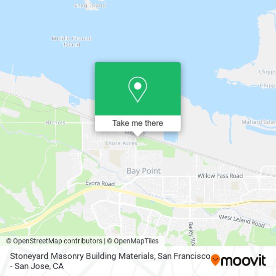 Stoneyard Masonry Building Materials map