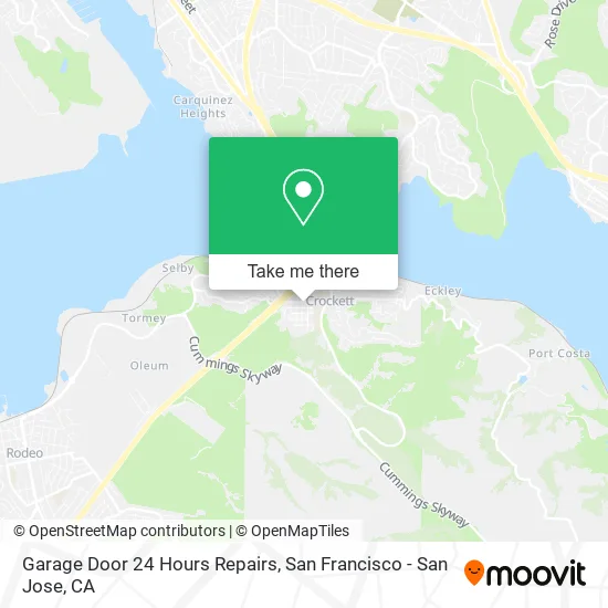 Mapa de Garage Door 24 Hours Repairs
