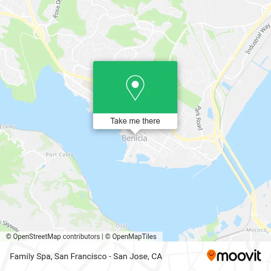 Family Spa map