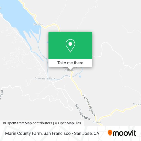 Mapa de Marin County Farm