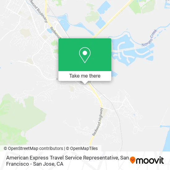 American Express Travel Service Representative map
