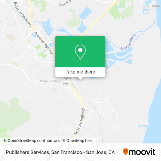 Mapa de Publishers Services