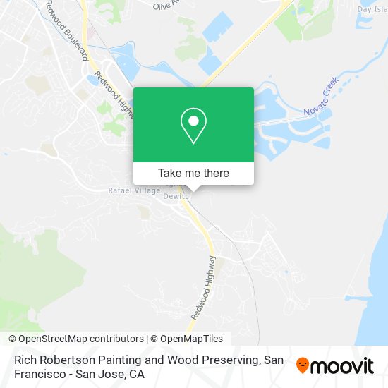Rich Robertson Painting and Wood Preserving map