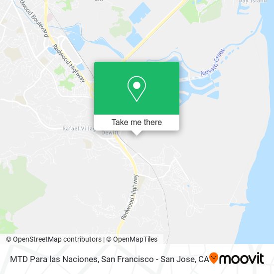 MTD Para las Naciones map