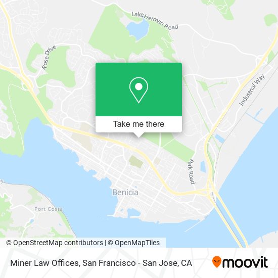 Miner Law Offices map