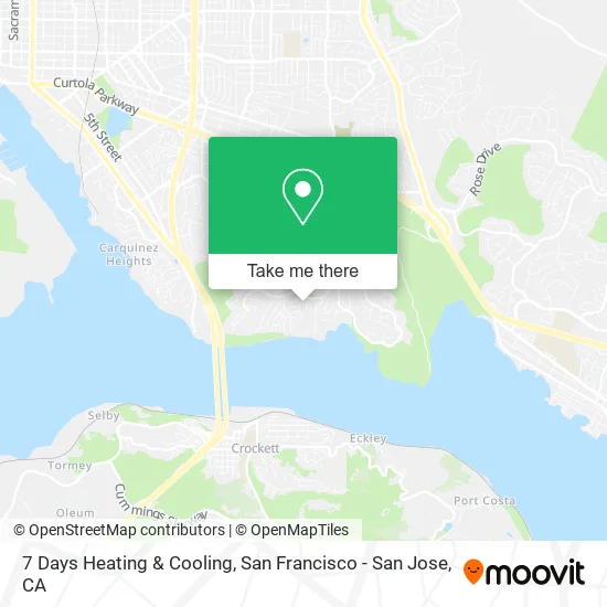 Mapa de 7 Days Heating & Cooling