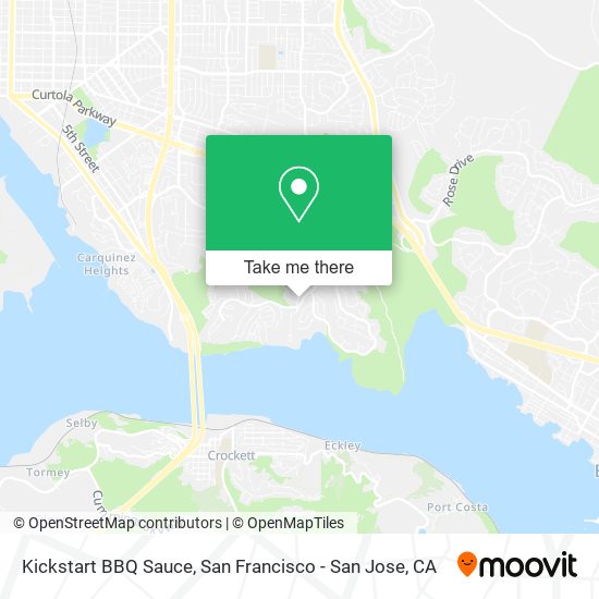 Kickstart BBQ Sauce map