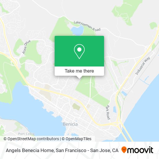 Angels Benecia Home map