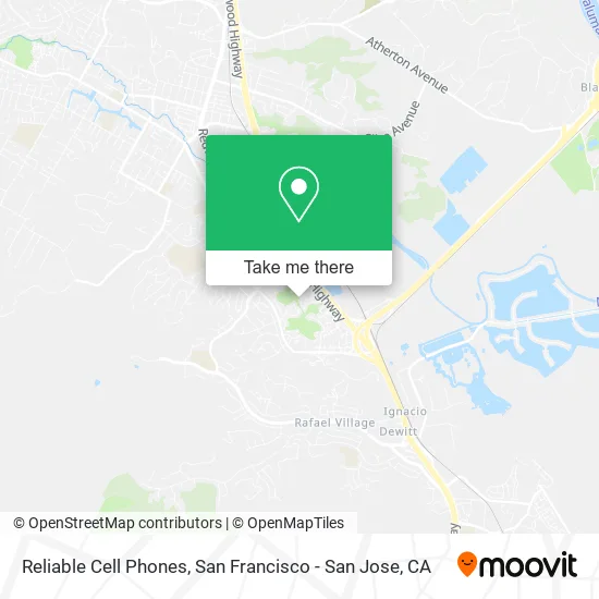 Reliable Cell Phones map
