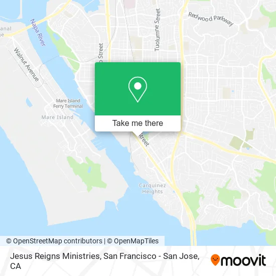 Mapa de Jesus Reigns Ministries