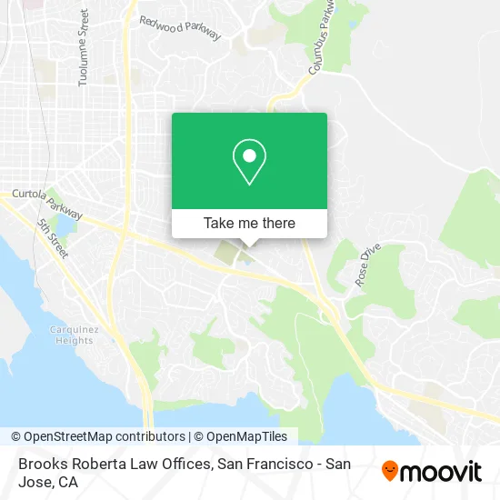 Brooks Roberta Law Offices map