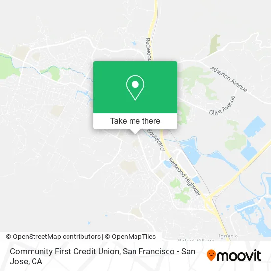 Community First Credit Union map