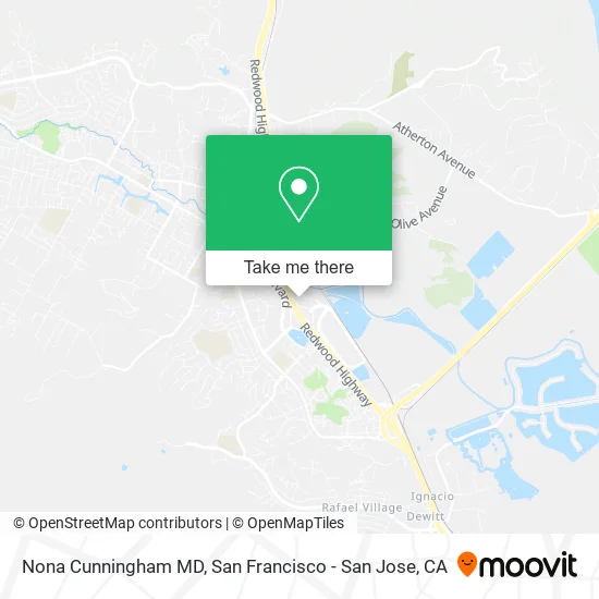 Mapa de Nona Cunningham MD