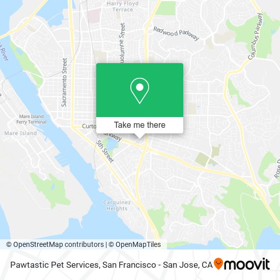 Pawtastic Pet Services map