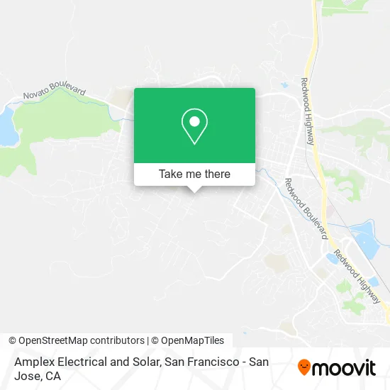 Amplex Electrical and Solar map