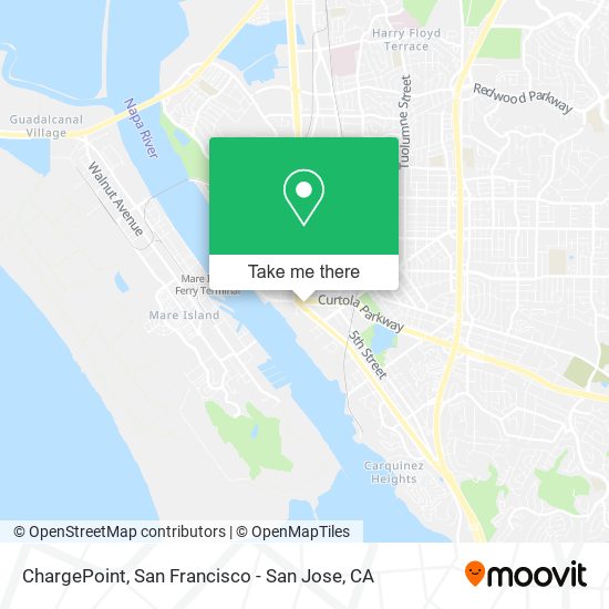 Mapa de ChargePoint