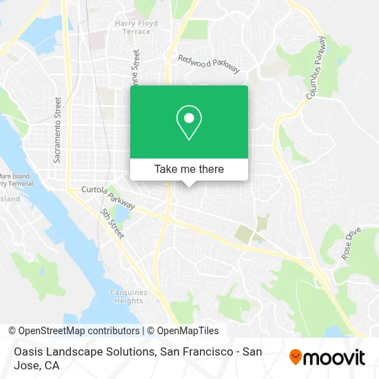 Oasis Landscape Solutions map