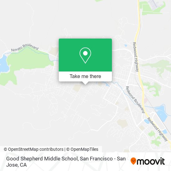 Good Shepherd Middle School map