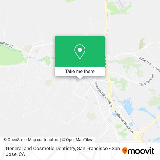 General and Cosmetic Dentistry map