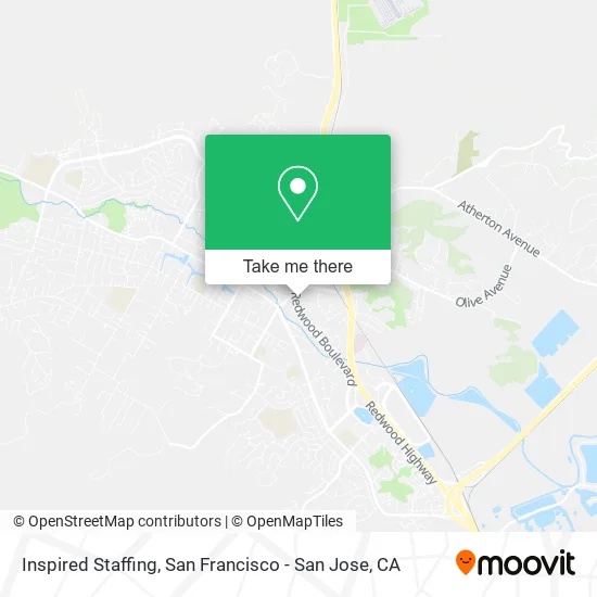 Inspired Staffing map