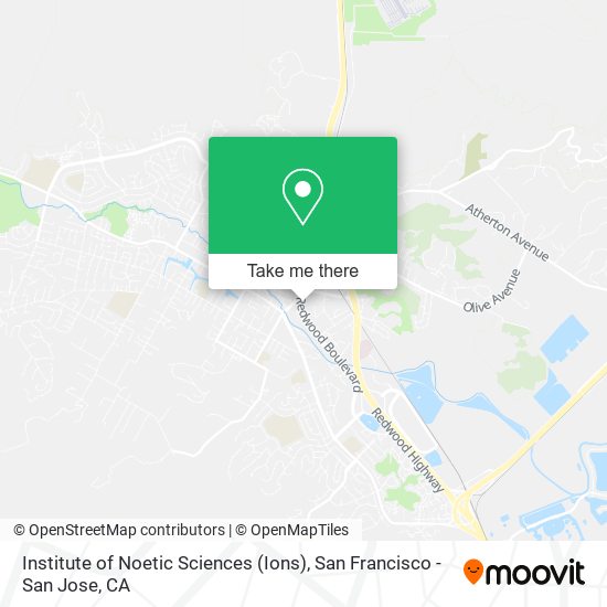 Mapa de Institute of Noetic Sciences (Ions)