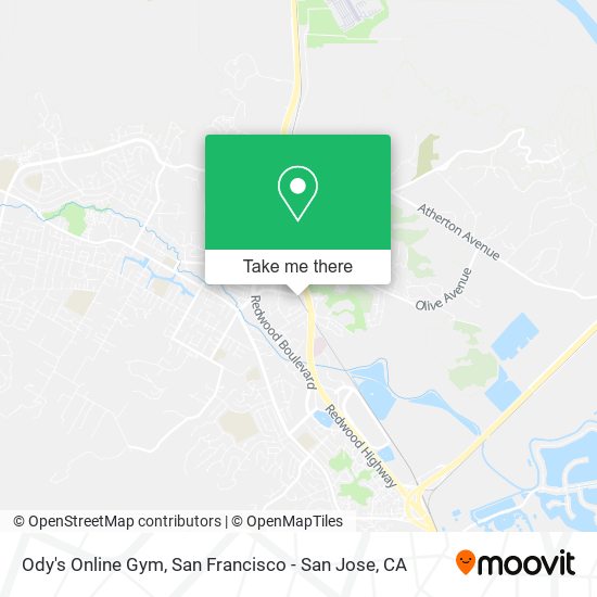 Ody's Online Gym map