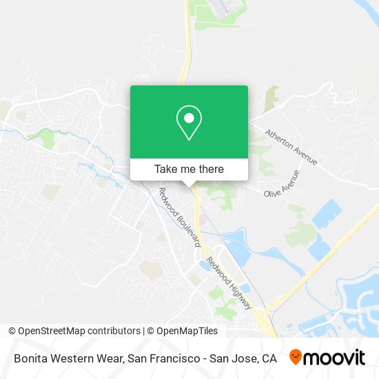 Mapa de Bonita Western Wear