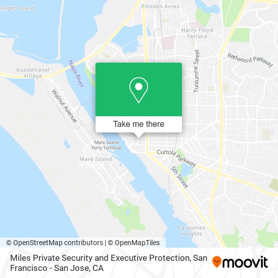 Miles Private Security and Executive Protection map