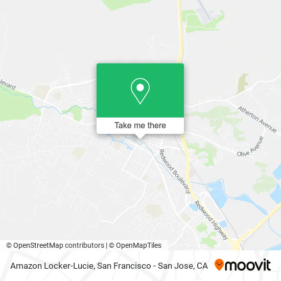 Amazon Locker-Lucie map