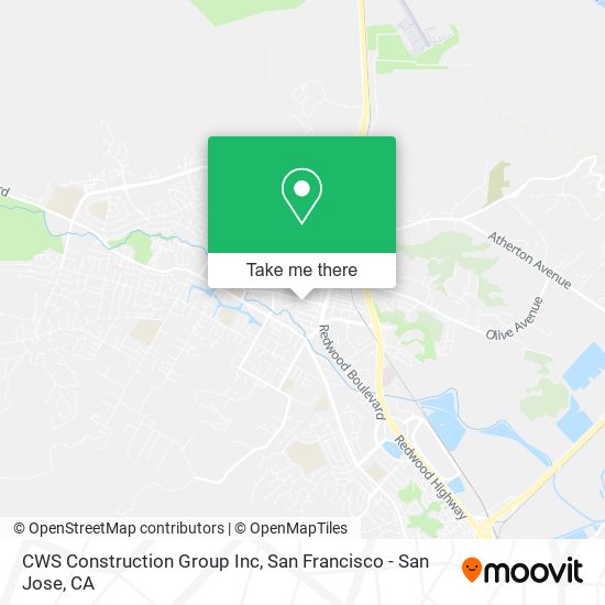 CWS Construction Group Inc map