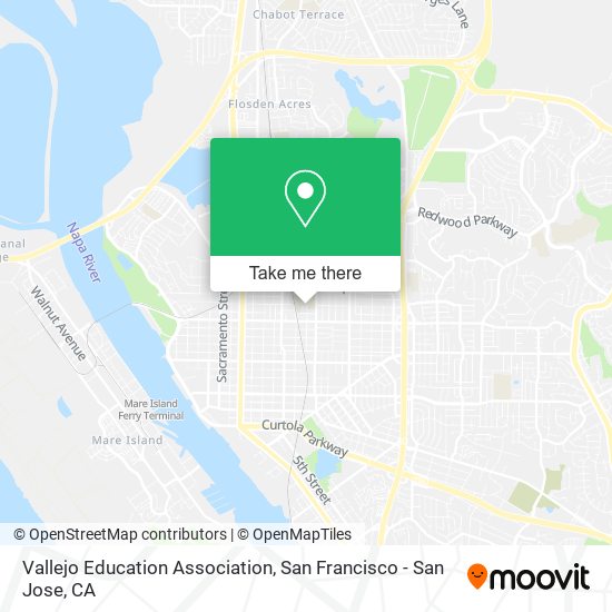 Vallejo Education Association map