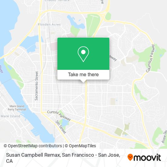 Susan Campbell Remax map