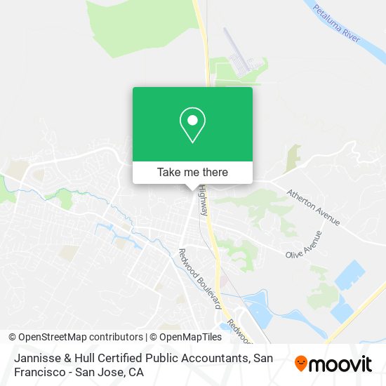 Mapa de Jannisse & Hull Certified Public Accountants
