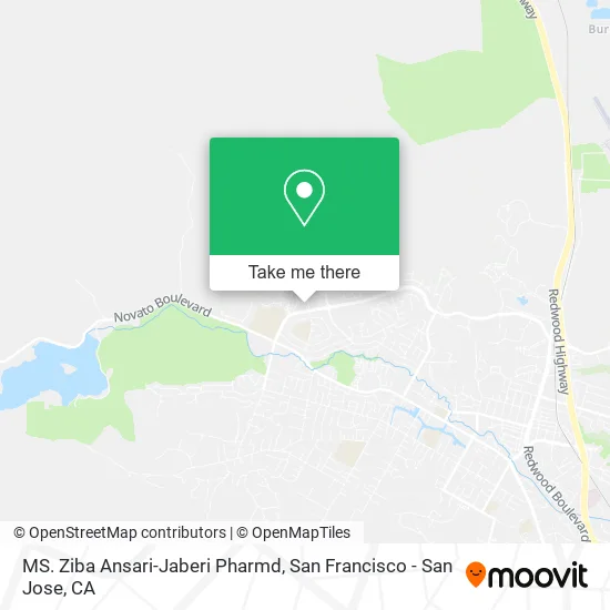 MS. Ziba Ansari-Jaberi Pharmd map