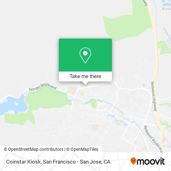 Coinstar Kiosk map