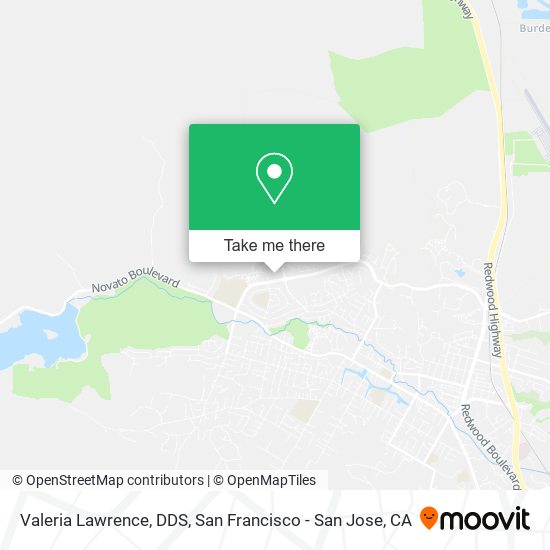 Valeria Lawrence, DDS map