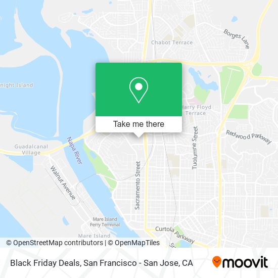 Black Friday Deals map