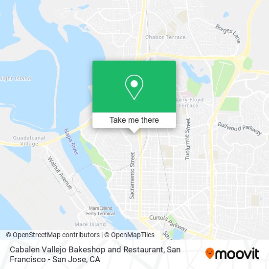 Cabalen Vallejo Bakeshop and Restaurant map