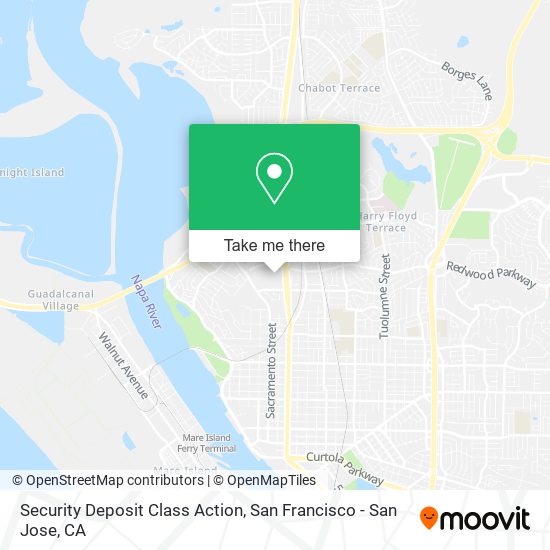 Mapa de Security Deposit Class Action