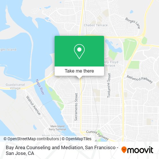 Bay Area Counseling and Mediation map