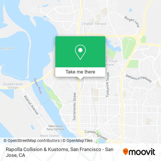 Mapa de Rapolla Collision & Kustoms