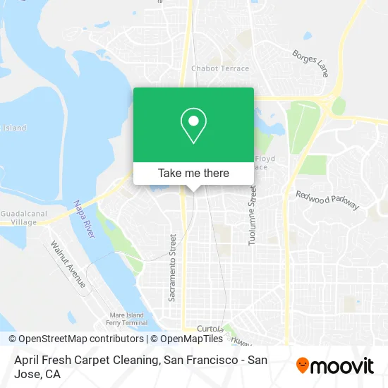 April Fresh Carpet Cleaning map