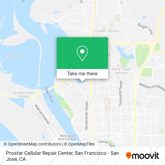 Prostar Cellular Repair Center map