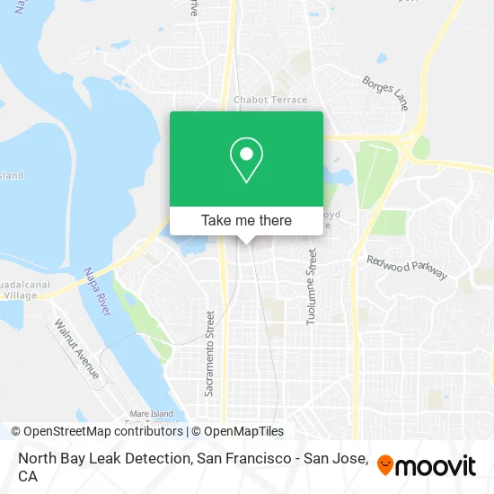 Mapa de North Bay Leak Detection